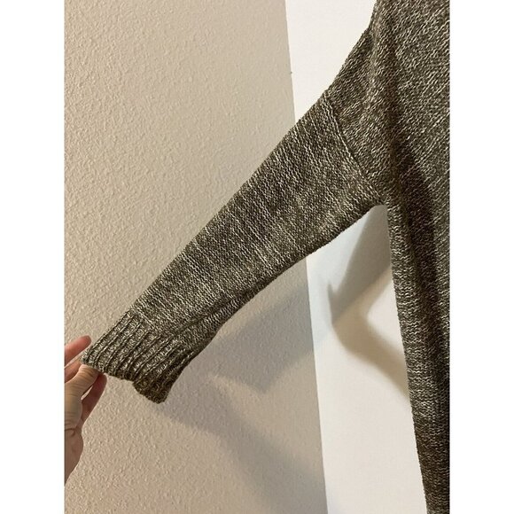 Anthropologie Sparrow Womens Cardigan Sweater Green Open Front Cozy Boho XS - Picture 4 of 13